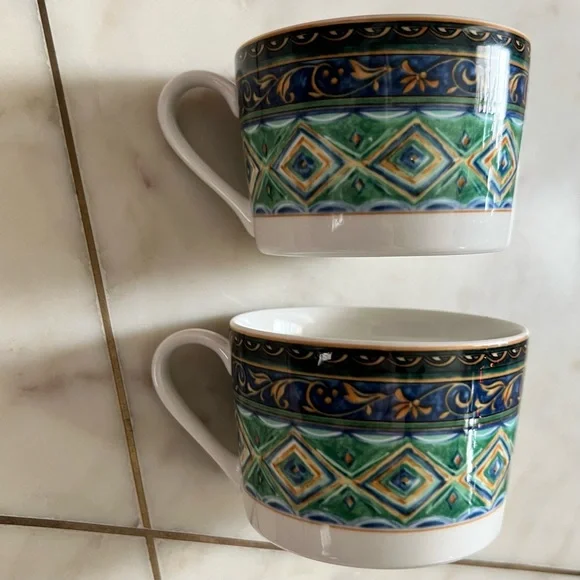 lMIKASA HK252 Florenza ULTIMA + Super STRONG Fine China COFFEE TEA Cups SET of 2 - Picture 3 of 11